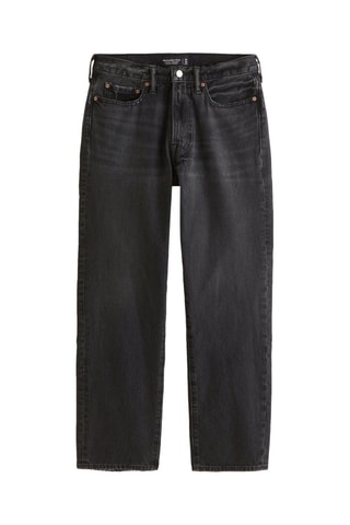Jean relaxed straight - Noir