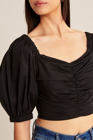 Crop top - Noir
