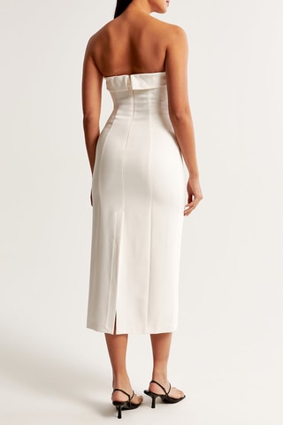 Robe bustier - Ecru