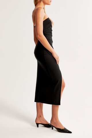 Robe portefeuille - Noir