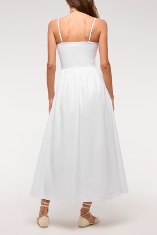 Robe midi - Blanc