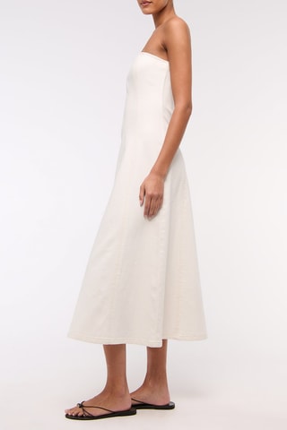 Robe bustier - Ecru