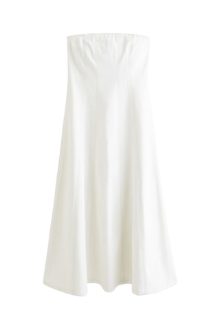 Robe bustier - Ecru