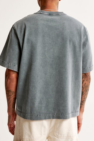 T-shirt oversize - Bleu marine