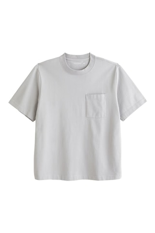 T-shirt oversize - Gris clair
