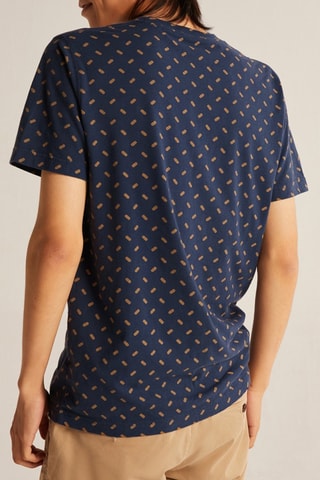 5 t-shirts - Rouge, bleu marine et blanc