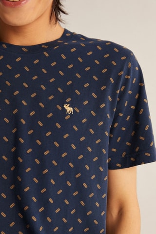5 t-shirts - Rouge, bleu marine et blanc