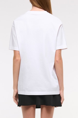 T-shirt oversize - Blanc