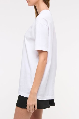 T-shirt oversize - Blanc