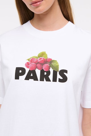 T-shirt oversize - Blanc