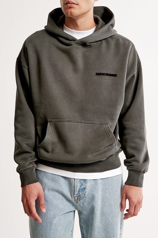 Sweat polaire à capuche - Vert