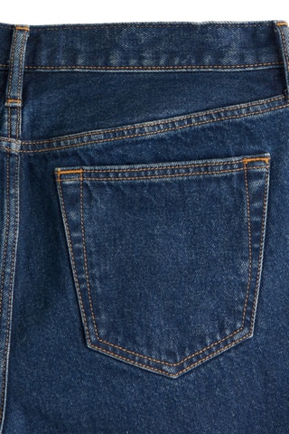 Short loose en jean - Bleu marine