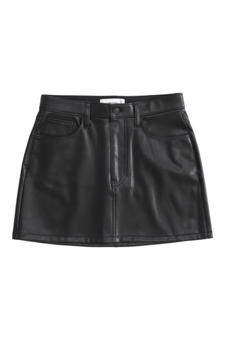 Minijupe taille haute - Noir