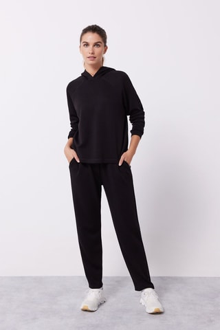 Pantaloni a vita alta - Nero
