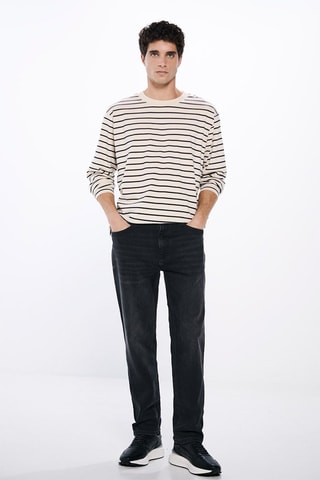 Jeans straight - Grigio scuro