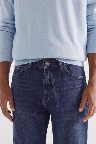 Jeans straight - Blu scuro