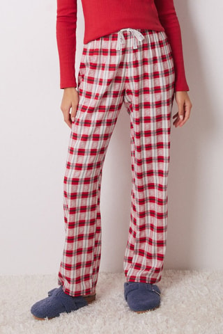 Pantaloni pigiama - Rosso e bianco