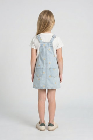 Abito salopette in jeans - Blu