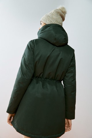 Parka con cappuccio - Verde