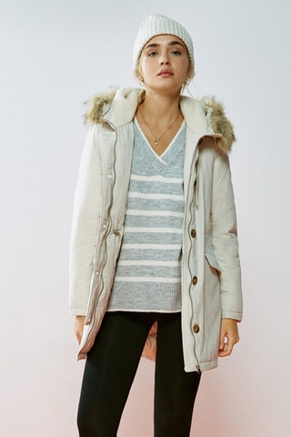 Parka con cappuccio - Verde