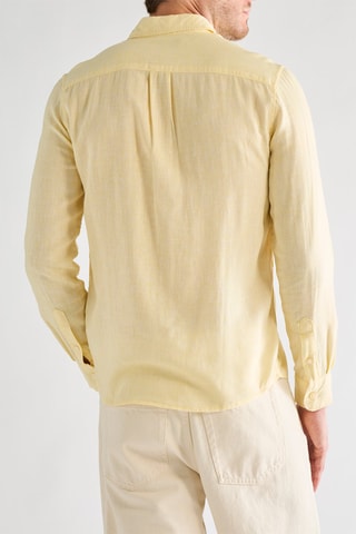 Camicia in lino - Giallo