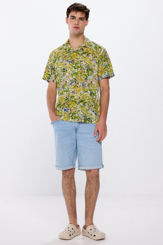 Camicia - Verde e rosa
