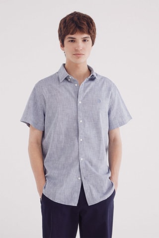 Camicia - Navy melange