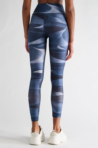 Leggings 7/8 a vita alta - Blu