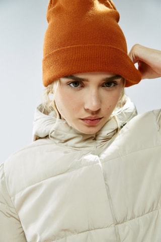 Piumino con cappuccio - Beige