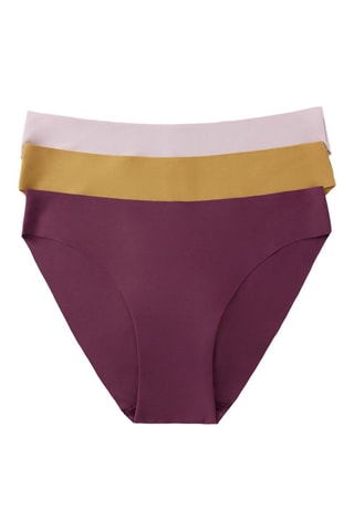 3 slip - Senape e rosa cipria