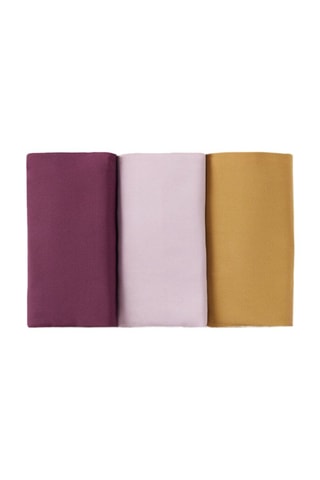 3 slip - Senape e rosa cipria