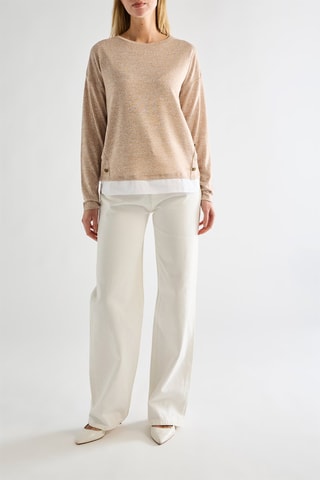 T-shirt - Beige melange