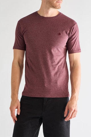 T-shirt - Bordeaux melange