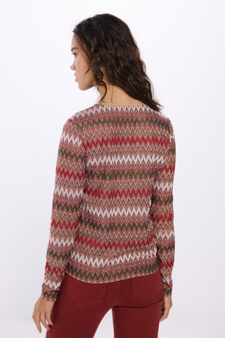 T-shirt - Beige e cammello