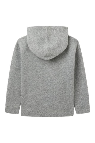 Felpa con cappuccio - Grigio chiaro melange