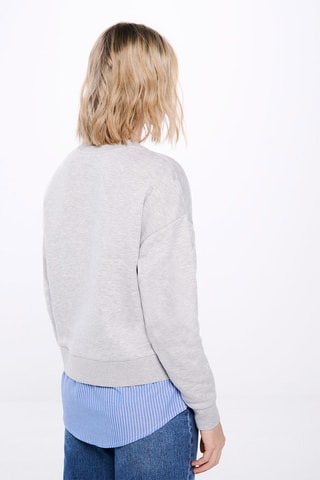 Felpa effetto trompe-l’œil - Grigio