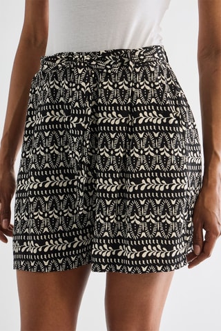 Shorts a vita alta - Nero