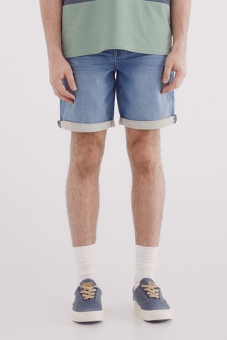 Bermuda in jeans - Celeste
