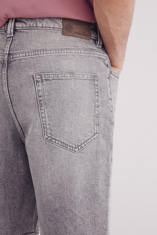 Bermuda in jeans - Grigio chiaro