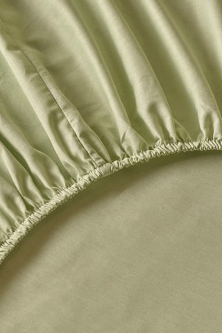 Drap-housse en coton - 57 fils/cm² - Vert