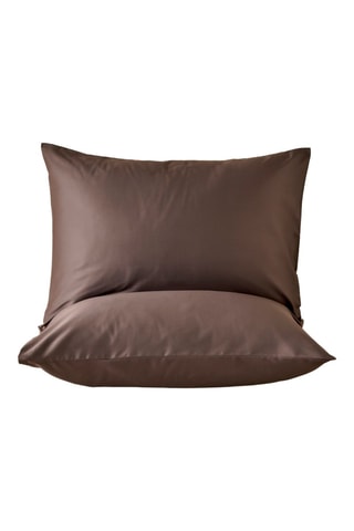 Taie d'oreiller - Marron