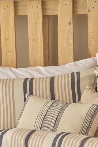Parure de couette en coton - 57 fils/cm² - Beige
