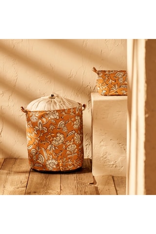 Panier à linge - Orange - 36 x 40 cm