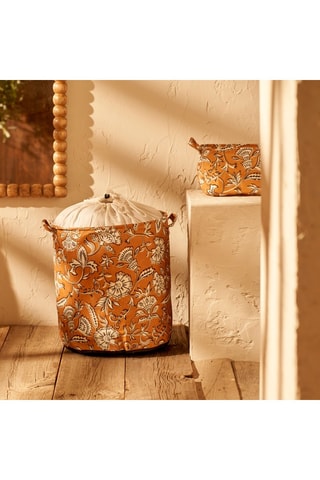 Panier à linge - Orange - 36 x 40 cm