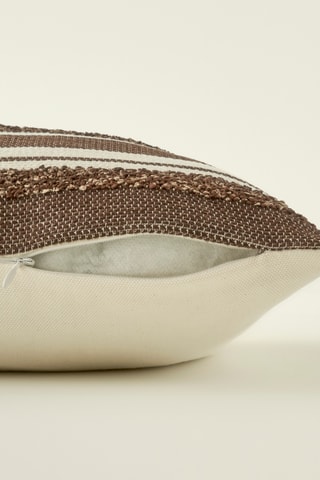 Housse de coussin - Marron - 43 x 43 cm