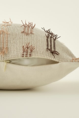 Housse de coussin - Beige - 35 x 50 cm