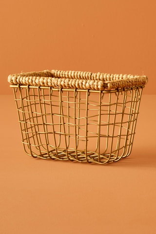 Panier - 14 x 90,5 x 8 cm - Beige