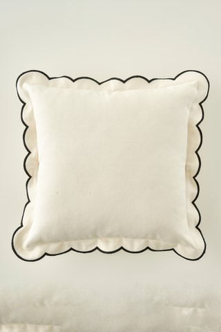 Housse de coussin - Ecru - 43 x 43 cm