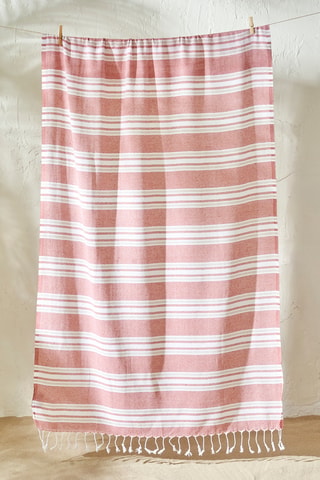 Drap de bain - Rouge brique - 90 x 16 cm