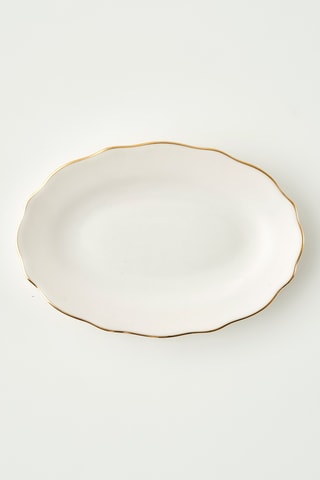 Plat de service en porcelaine - 25 cm